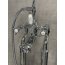 Galatea Design Retro Bateria wannowa wolnostojąca chrom GDT818W7CHR - zdjęcie 3