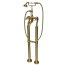 Galatea Design Retro Bateria wannowa wolnostojąca złoto szczotkowane GDT818W7BRG - zdjęcie 1