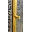 Galatea Design Stick Grzejnik elektryczny suszarka 140,5 cm złoto szczotkowane GD1405BRG - zdjęcie 4