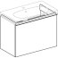 Geberit Acanto Szafka podumywalkowa z syfonem 74x41,6x53,5 cm biały połysk 500.615.01.2 - zdjęcie 2