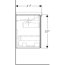 Geberit Acanto Szafka podumywalkowa z syfonem 74x41,6x53,5 cm biały połysk 500.615.01.2 - zdjęcie 4