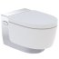 Geberit AquaClean Mera Classic Toaleta WC myjąca podwieszana 59x39,5 cm z deską sedesową wolnoopadającą, biała/chrom 146.202.21.1 - zdjęcie 1