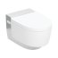 Geberit AquaClean Mera Classic Zestaw Toaleta WC myjąca TurboFlush bez kołnierza + deska wolnoopadająca biały z powłoką KeraTect/chrom połysk 146.200.21.1 - zdjęcie 1