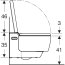 Geberit AquaClean Mera Comfort Zestaw Toaleta WC myjąca TurboFlush bez kołnierza + deska wolnoopadająca biały z powłoką KeraTect/chrom połysk 146.212.21.1 - zdjęcie 5