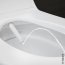 Geberit AquaClean Tuma Comfort Toaleta WC myjąca 52,3x36 cm bez kołnierza + deska biała/stal nierdzewna szczotkowana 146.310.FW.1 - zdjęcie 4