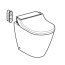 Geberit AquaClean Tuma Comfort Toaleta WC myjąca 52,3x36 cm bez kołnierza + deska biała/stal nierdzewna szczotkowana 146.310.FW.1 - zdjęcie 5