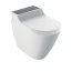Geberit AquaClean Tuma Comfort Toaleta WC myjąca 52,3x36 cm bez kołnierza + deska biała/czarne szkło 146.310.SJ.1 - zdjęcie 1