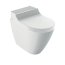 Geberit AquaClean Tuma Comfort Toaleta WC myjąca 52,3x36 cm bez kołnierza + deska biała/stal nierdzewna szczotkowana 146.310.FW.1 - zdjęcie 1