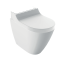 Geberit AquaClean Tuma Comfort Toaleta WC myjąca 52,3x36 cm bez kołnierza + deska biała/szkło 146.310.SI.1 - zdjęcie 1