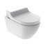 Geberit AquaClean Tuma Comfort Toaleta WC myjąca 55,3x36 cm bez kołnierza z deską biała/szkło 146.292.SI.1 - zdjęcie 1