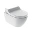 Geberit AquaClean Tuma Comfort Toaleta WC myjąca 55,3x36 cm bez kołnierza z deską biała/szkło 146.292.SI.1 - zdjęcie 1