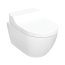 Geberit AquaClean Tuma Comfort Zestaw Toaleta WC myjąca  bez kołnierza + deska wolnoopadająca biały z powłoką KeraTect 146.290.11.1 - zdjęcie 1