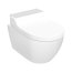 Geberit AquaClean Tuma Comfort Zestaw Toaleta WC myjąca  bez kołnierza + deska wolnoopadająca biały z powloką KeraTect/stal nierdzewna szczotkowana 146.290.FW.1 - zdjęcie 1