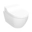 Geberit AquaClean Tuma Comfort Zestaw Toaleta WC myjąca  bez kołnierza + deska wolnoopadająca biały z powloką KeraTect/szkło białe 146.290.SI.1 - zdjęcie 1