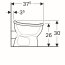 Geberit Bambini Toaleta WC stojąca 37,5x28 cm dziecięca, biała 211650000 - zdjęcie 3