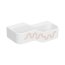 Geberit Bambini Umywalka wisząca 90x39 cm dziecięca podwójna bez otworów na baterię biały alpin/pomarańczowy/czerwony 502.974.FY.2 - zdjęcie 1