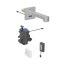 Geberit Brenta Bateria umywalkowa termostatyczna bezdotykowa podtynkowa zasilanie bateryjne 22 cm imitacja stali nierdzewnej/szczotkowany powlekany easy-to-clean 116.298.SN.1 - zdjęcie 1