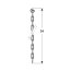 Geberit CleanLine Łańcuch odpływowy 154.319.00.1 - zdjęcie 2