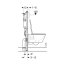 Geberit Duofix Basic Selnova Square Zestaw Toaleta WC Rimfree bez kołnierza biała + deska wolnoopadająca + stelaż WC 118.344.00.3 - zdjęcie 3