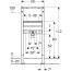 Geberit Duofix Basic Stelaż podtynkowy do umywalki H112 111.471.00.2 - zdjęcie 2
