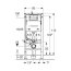Geberit Duofix Basic Stelaż do WC H112 Delta 111.153.00.3 - zdjęcie 4