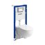 Geberit Duofix Basic Zestaw Stelaż podtynkowy do WC H112 cm + toaleta WC Selnova bezkołnierzowa z deską sedesową wolnoopadającą białą + mata wygłuszająca 118.345.00.2 - zdjęcie 1