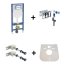 Geberit Duofix DuoFresh Sigma Zestaw Stelaż do WC H112 + kostkarka chrom połysk + wsporniki + mata 111.320.00.6+115.062.21.1+111.815.00.1+LEMATA - zdjęcie 1