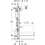 Geberit Duofix Omega Stelaż podtynkowy do WC H112 111.060.00.2 - zdjęcie 3