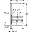 Geberit Duofix Stelaż podtynkowy do bidetu H82 111.515.00.2 - zdjęcie 2