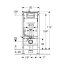 Geberit Duofix Stelaż do WC H112 Delta 111.170.00.2 - zdjęcie 3