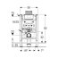 Geberit Duofix Omega stelaż do WC niski H82 111.003.00.1 - zdjęcie 3