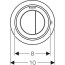 Geberit Typ 10 Przycisk WC pneumatyczny chrom połysk/chrom mat 116.057.KN.1 - zdjęcie 4