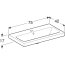 Geberit iCon Light Umywalka meblowa 75x42 cm z otworem na baterię z przelewem biała 501.842.00.1 - zdjęcie 3