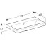 Geberit iCon Light Umywalka meblowa 75x42 cm bez otworu na baterię z przelewem biała 501.842.00.3 - zdjęcie 3