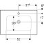 Geberit iCon Light Umywalka meblowa 75x48 cm z otworem na baterię z przelewem biała 501.839.00.1 - zdjęcie 4