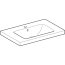 Geberit iCon Light Umywalka meblowa 75x48 cm z otworem na baterię z przelewem biała 501.839.00.1 - zdjęcie 2
