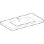 Geberit iCon Light Umywalka meblowa 90x48 cm z otworem na baterię z przelewem biała 501.840.00.1 - zdjęcie 2