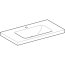 Geberit iCon Light Umywalka meblowa 90x48 cm z otworem na baterię bez przelewu biała 501.840.00.5 - zdjęcie 2
