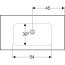 Geberit iCon Light Umywalka meblowa 90x48 cm bez otworu na baterię bez przelewu biała 501.840.00.7 - zdjęcie 4