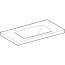Geberit iCon Light Umywalka meblowa 90x48 cm bez otworu na baterię bez przelewu biała 501.840.00.7 - zdjęcie 2