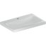 Geberit iCon Light Umywalka wpuszczana w blat 75x48 cm z otworem na baterię bez przelewu biała 501.848.00.5 - zdjęcie 1