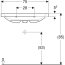 Geberit iCon Light Umywalka wpuszczana w blat 75x48 cm bez otworu na baterię bez przelewu biała 501.848.00.7 - zdjęcie 5