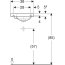 Geberit iCon Light Umywalka meblowa 38x28 cm bez otworu na baterię prawa biała z powłoką KeraTect 501.831.00.4 - zdjęcie 4