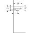 Geberit iCon Light Umywalka meblowa 38x28 cm bez otworu na baterię prawa biała z powłoką KeraTect 501.831.00.4 - zdjęcie 3