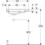 Geberit iCon Light Umywalka meblowa 53x31 cm bez otworu na baterię lewa biała z powłoką KeraTect 501.832.00.4 - zdjęcie 4