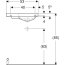 Geberit iCon Light Umywalka meblowa 53x31 cm bez otworu na baterię prawa biała z powłoką KeraTect 501.833.00.4 - zdjęcie 4