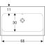 Geberit iCon Light Umywalka meblowa 75x48 cm biała z powłoką KeraTect 501.835.00.4 - zdjęcie 3
