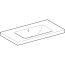 Geberit iCon Light Umywalka meblowa 90x48 cm z blatem biała z powłoką KeraTect 501.840.00.4 - zdjęcie 2