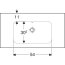 Geberit iCon Light Umywalka meblowa 90x48 cm z blatem biała z powłoką KeraTect 501.840.00.4 - zdjęcie 3
