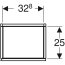 Geberit iCon Słupek boczny 36x29,1x180 cm biały połysk 502.316.01.1 - zdjęcie 6